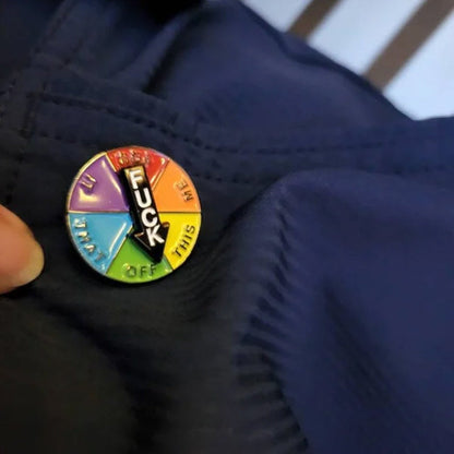Fesara | Amusing Spinning Name Badge