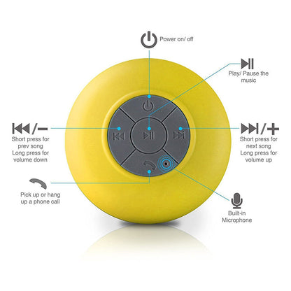 Compact Portable Waterproof Bluetooth Speaker