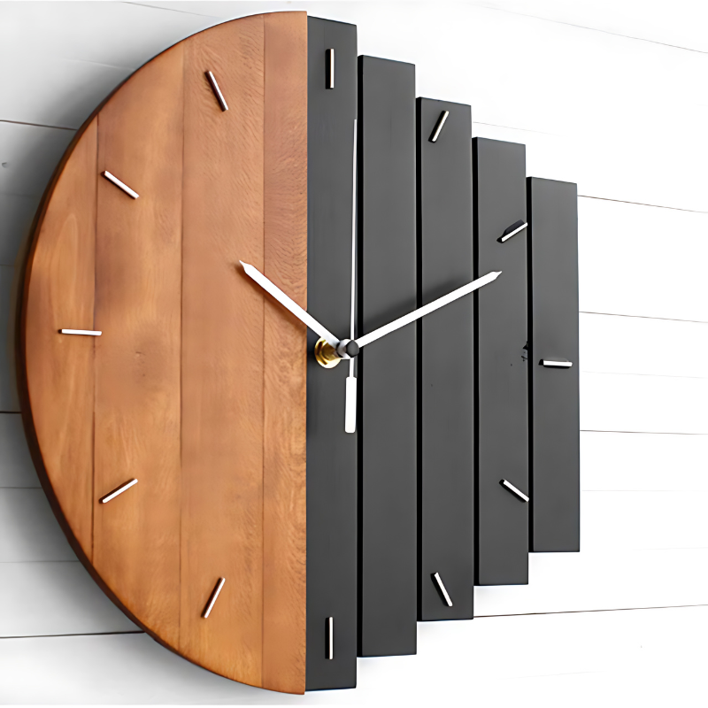 Simple Silent Modern Wall Clock - Fesara