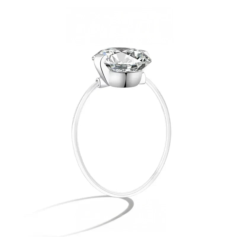 Timeless S925 1-2 Carat Moissanite Solitaire Ring