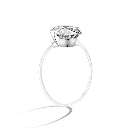 Timeless S925 1-2 Carat Moissanite Solitaire Ring