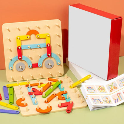 Educational Wooden Geometry Board
