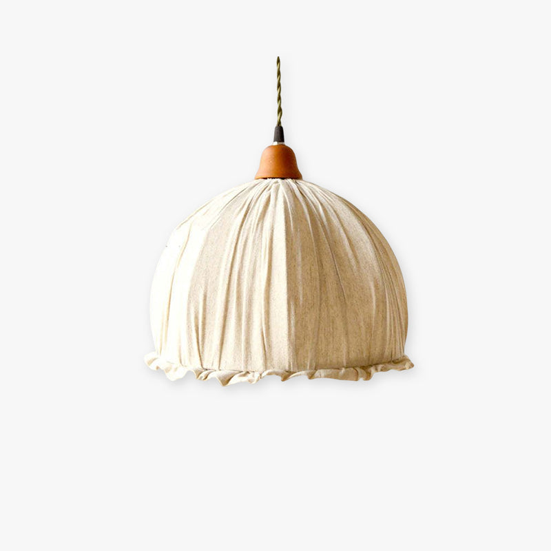 Chic Linen Hang Pendant Light