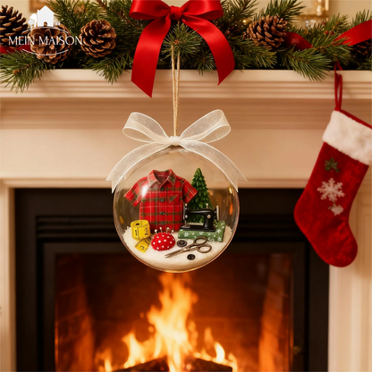 Festive Christmas Tree Sewing Ornament