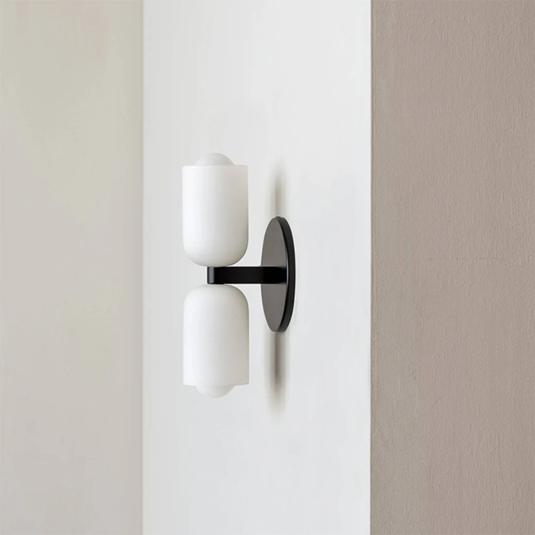 Contemporary Dual Head Wall Light