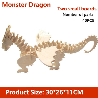 Fun 3D Dinosaur Puzzle Toy