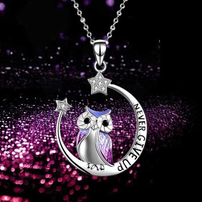 Inspirational Owl Pendant Necklace