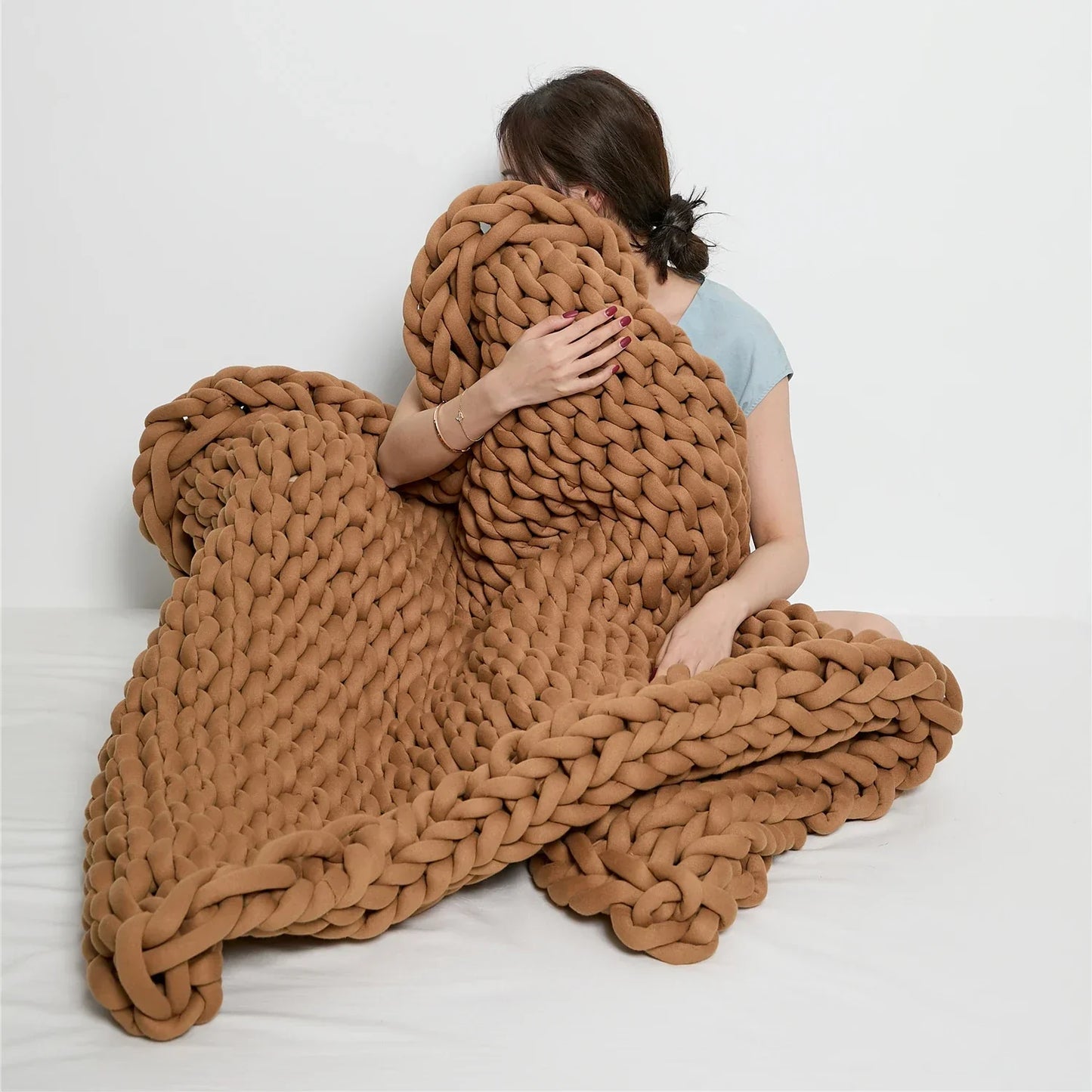 Plush Handmade Heavy Throw Blanket