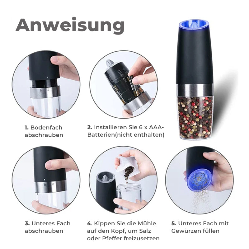 Automatic Electric Salt Pepper Grinder Mill