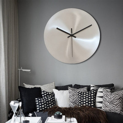 Slim Stainless Steel Modern Wall Clock - Fesara