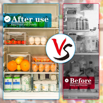 Space Saving Fridge Storage Containers Set