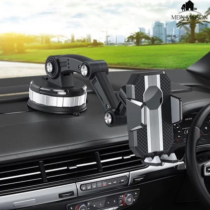 Easy Grip Car Phone Mount with Suction Cup and 360 Rotation