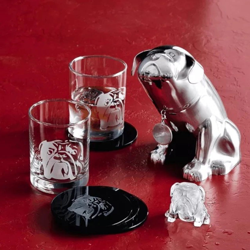 Fun Bulldog Silicone Ice Cube Tray
