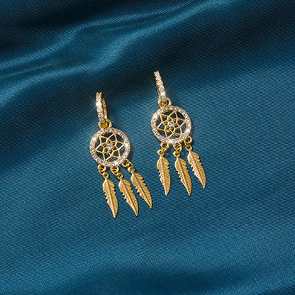 Luxury 14k Gold Elegant Earrings