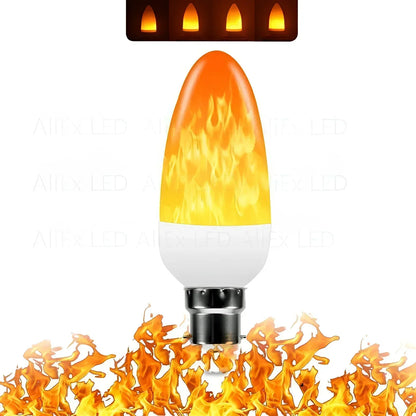 Warm Flame Effect Table Lamp