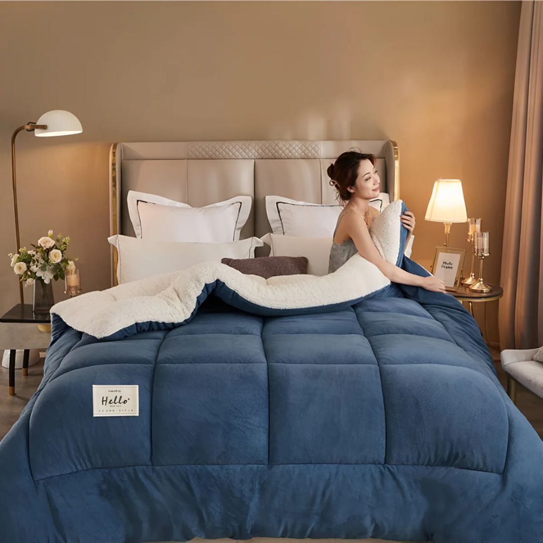 Soft Plush Fleece Duvet Cover