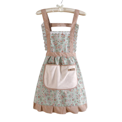 Classic Kitchen Apron Beautiful Floral Pattern