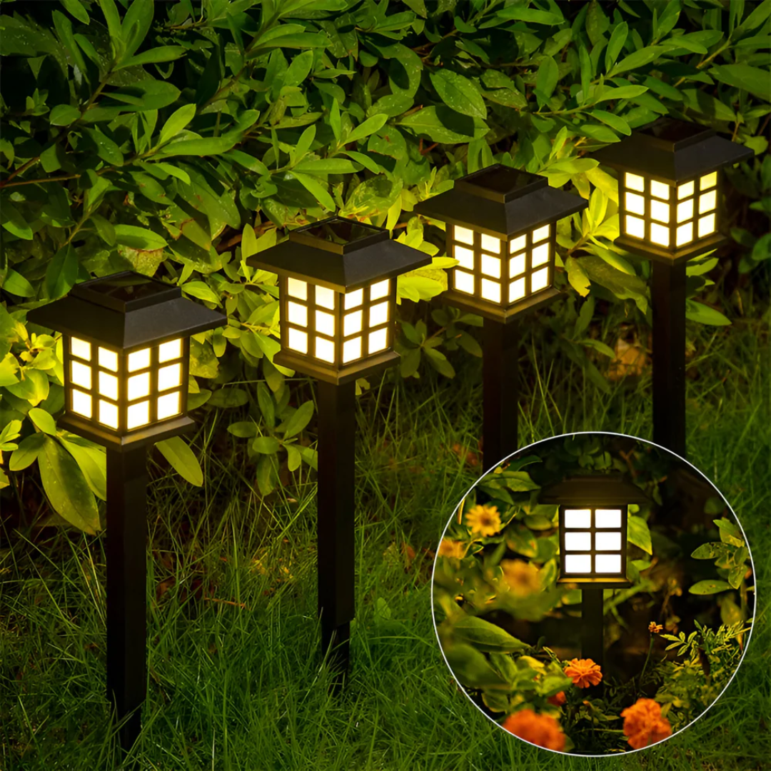 Premium Black Solar Garden Lamp