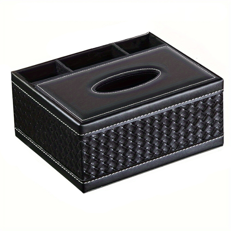Elegant Storage Box - Premium Faux Leather Organizer