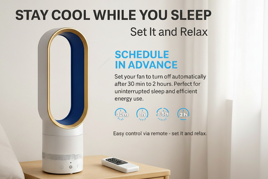 Quiet and Sleek Bladeless Home Fan - Fesara