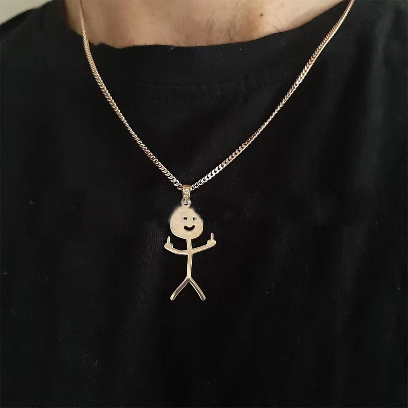 Trendy Funny Pendant Necklace
