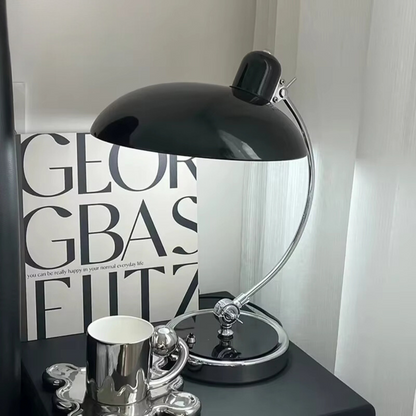 Simple Adjustable Table Lamp with Curved Arm