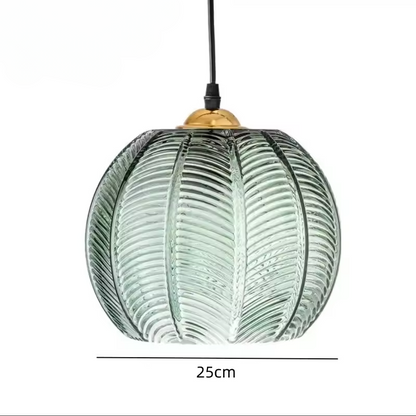 Fesara | Elegant Glass Pendant Light with Nature Design