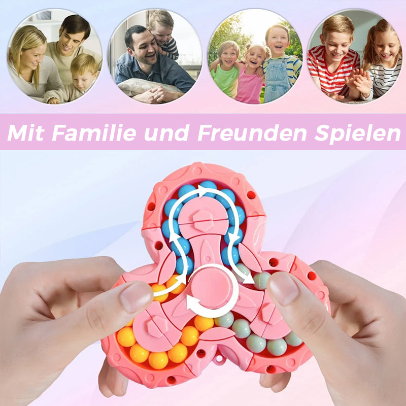 Cool 2-in-1 Rotating Puzzle Cube
