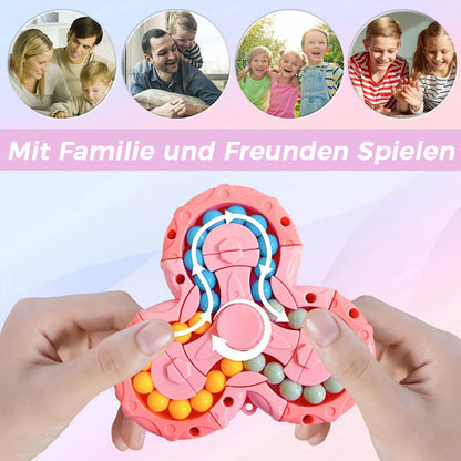 Cool 2-in-1 Rotating Puzzle Cube