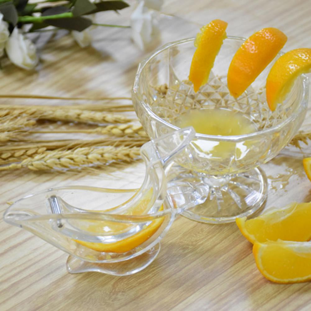 Clear Plastic Manual Lemon Squeezer