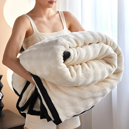 Cozy Reversible Soft Fleece Throw Blanket