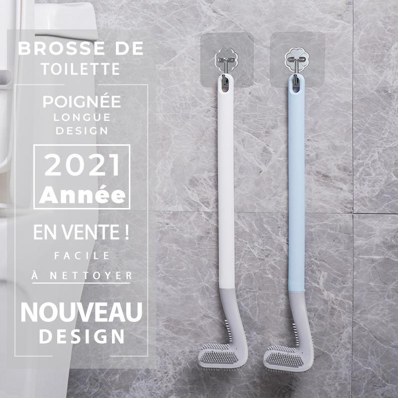 Easy Clean Toilet Brush with Long Handle