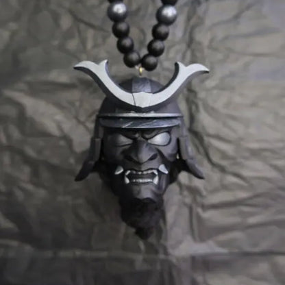Japanese Warrior Car Charm Pendant
