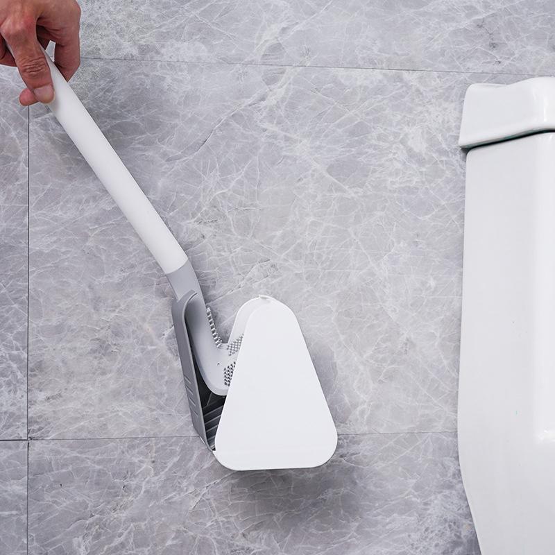 Quick Cleaning Silicone Toilet Brush
