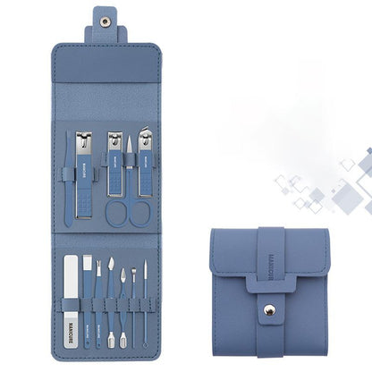 Travel Nail Care Kit with Clippers (12/16 Pieces)