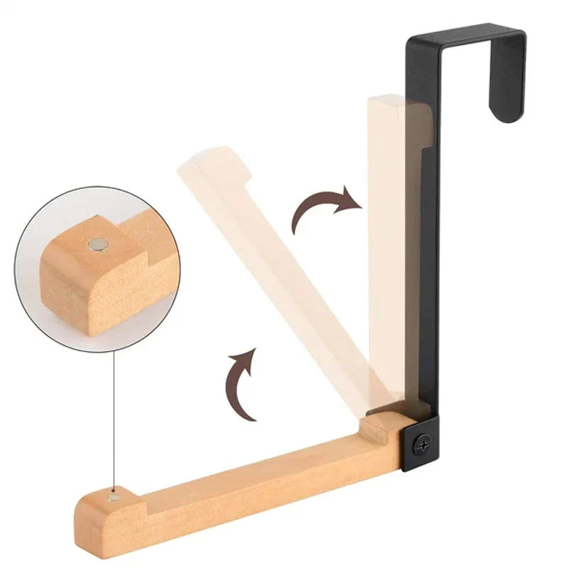 Space Saving Collapsible Door Clothes Hook