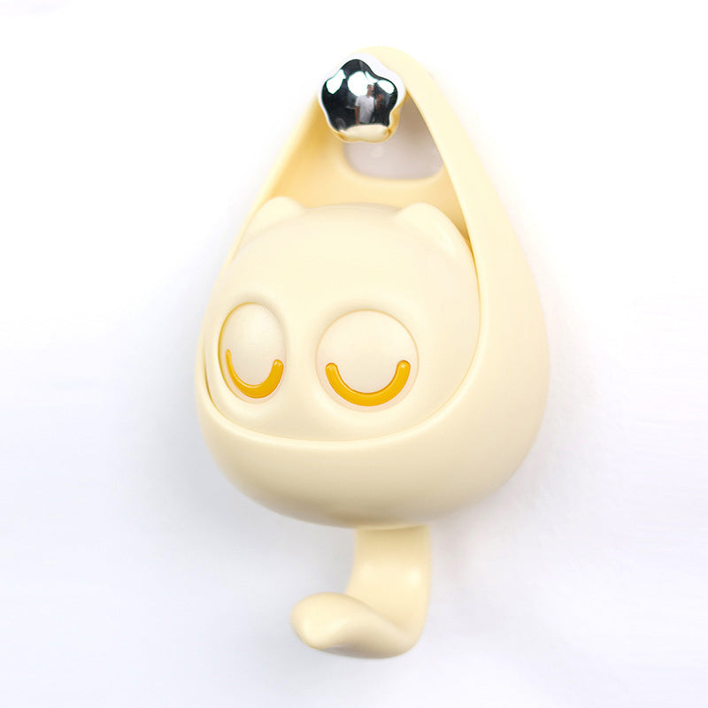 Adorable Smiling Cat Wall Hooks