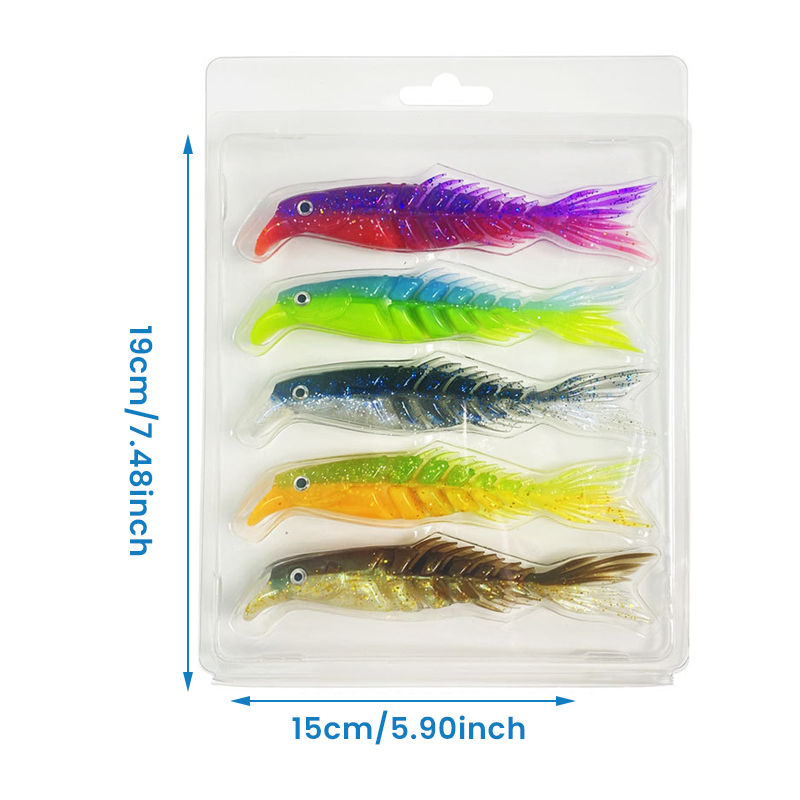 Flexible Segmented Rubber Fishing Lure