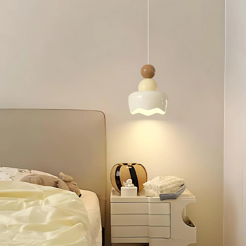 Cozy Hanging Lamp For Bedroom With Soft Glow