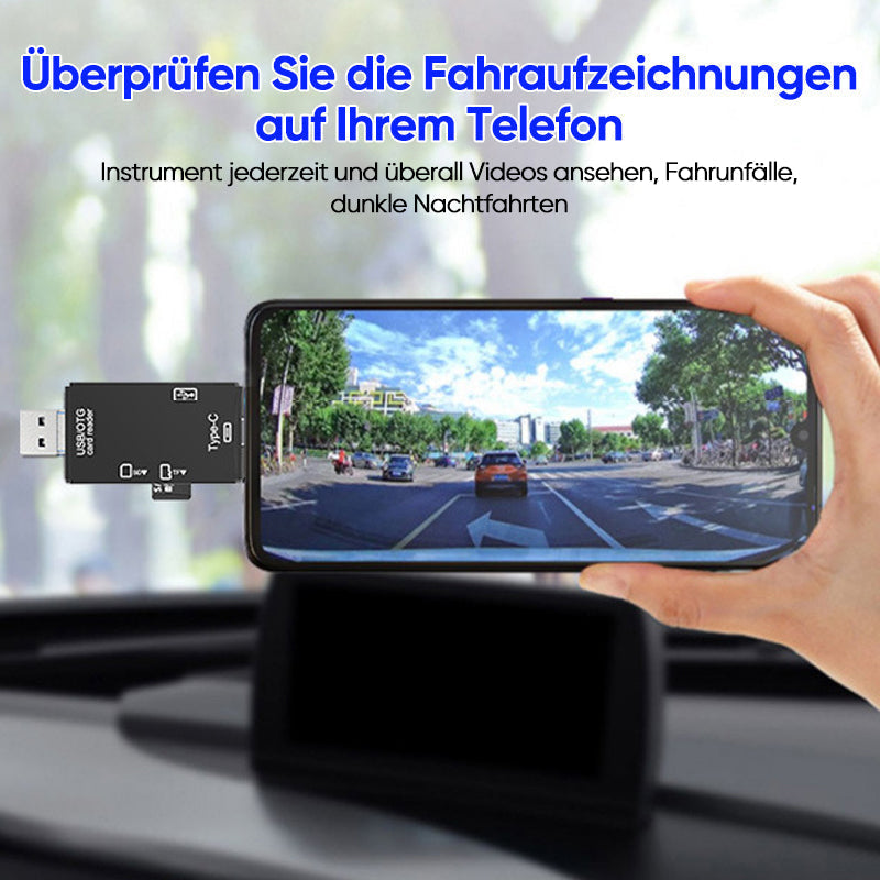 Multi-Function 6-in-1 USB Card Reader