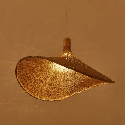 Natural Woven Rattan Pendant Light