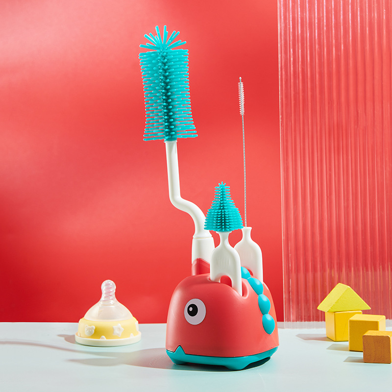 Baby Bottle Cleaning Brush Set with Storage Case