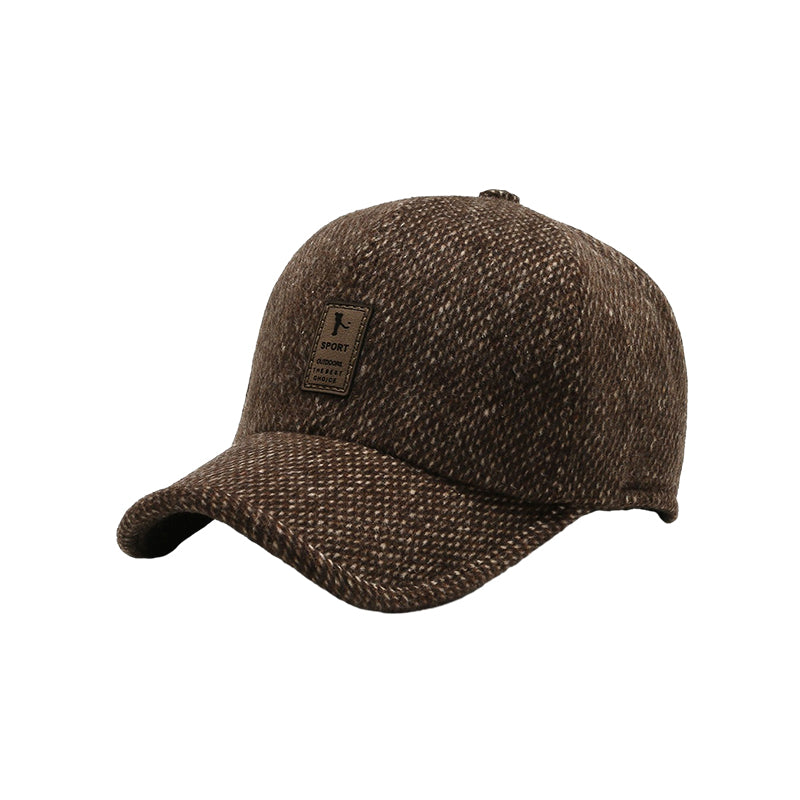 Warm Beanie Baseball Cap with Ear Flaps