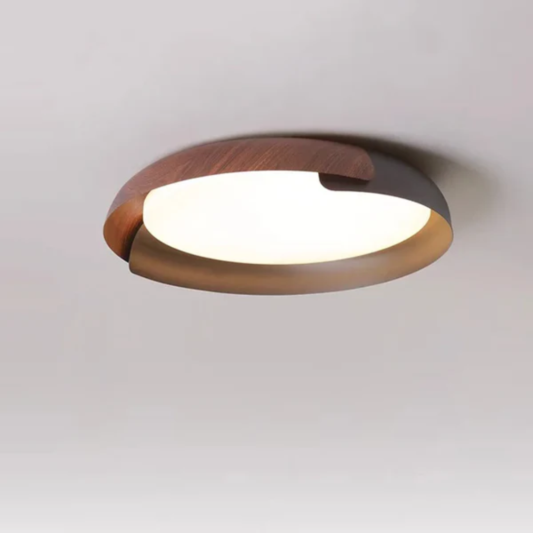 Rustic Wood Bedroom Ceiling Light