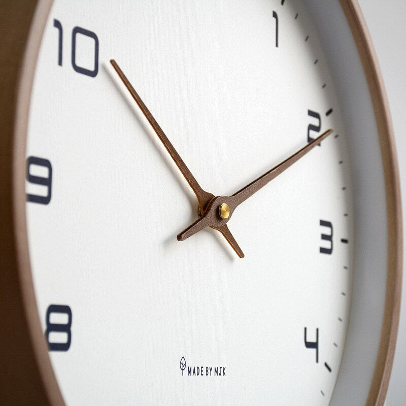 Classic Wooden Wall Clock - Elegant Home Decor