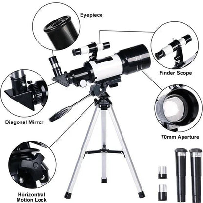 Portable Moon Telescope with Tripod & High Zoom