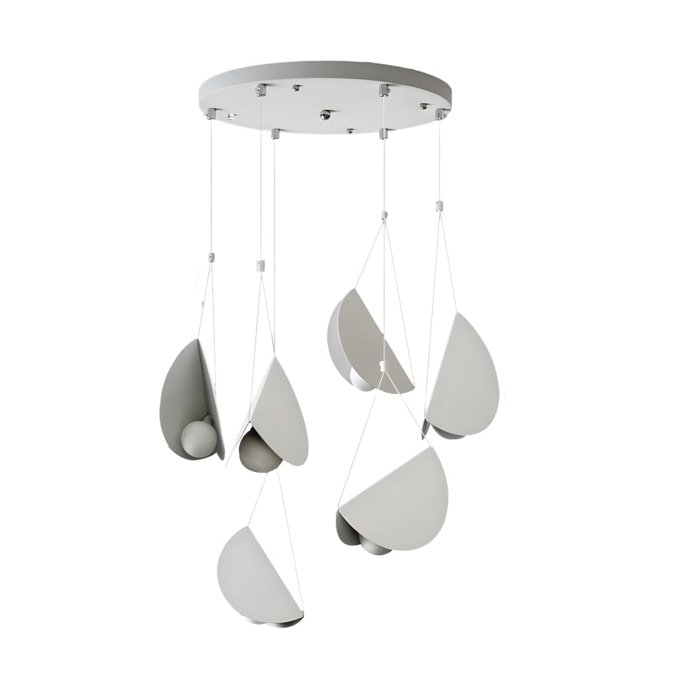 Elegant Modern White Drop Pendant Light