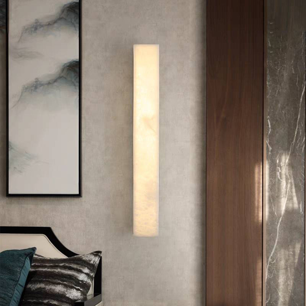 Contemporary Stone Outdoor LED Wall Lantern 1-Light