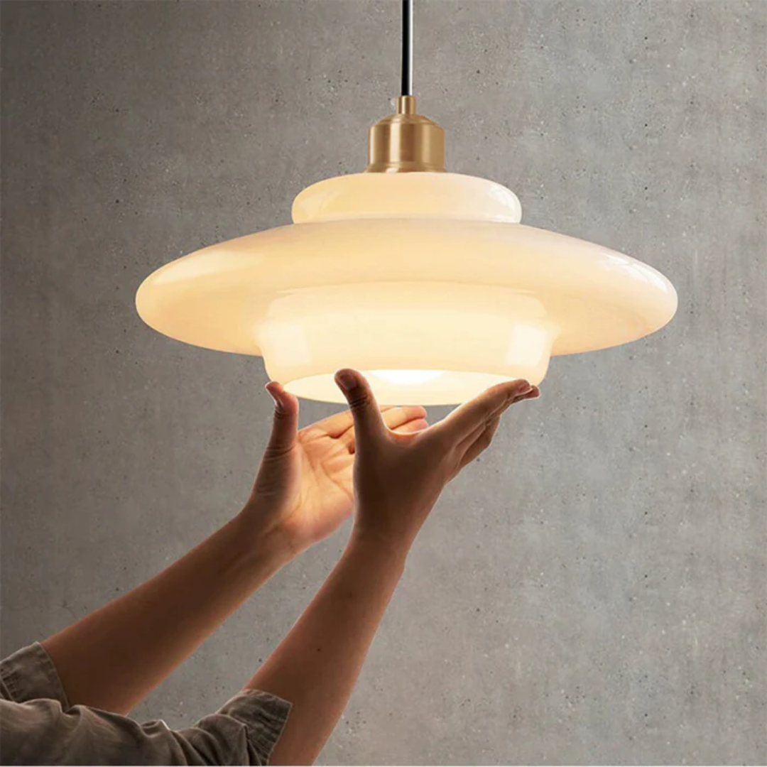 Elegant Clear Glass Hanging Light