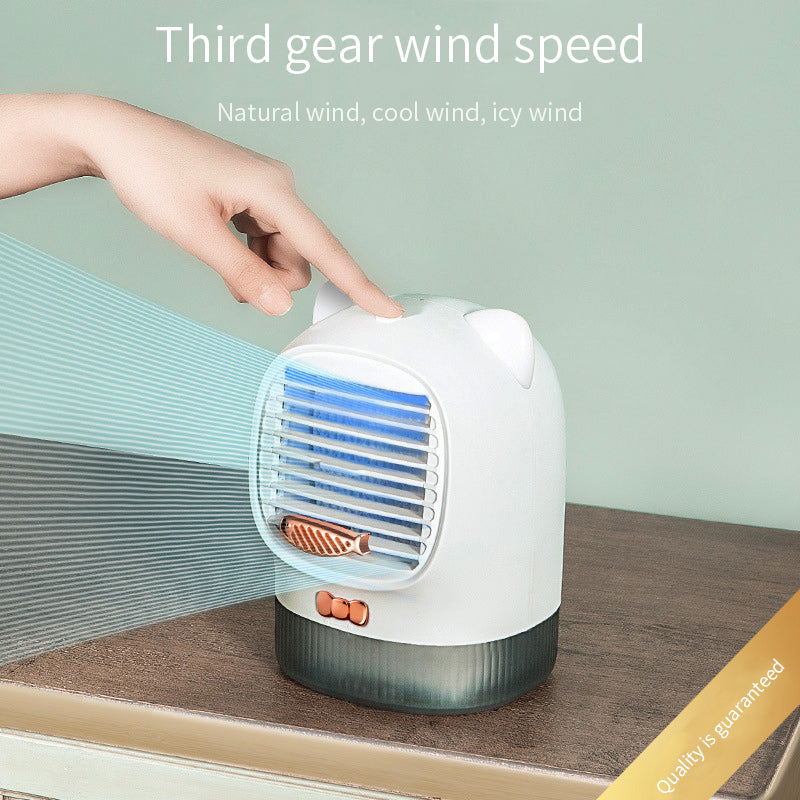 Compact Lucky Cat Air Purifier Humidifier